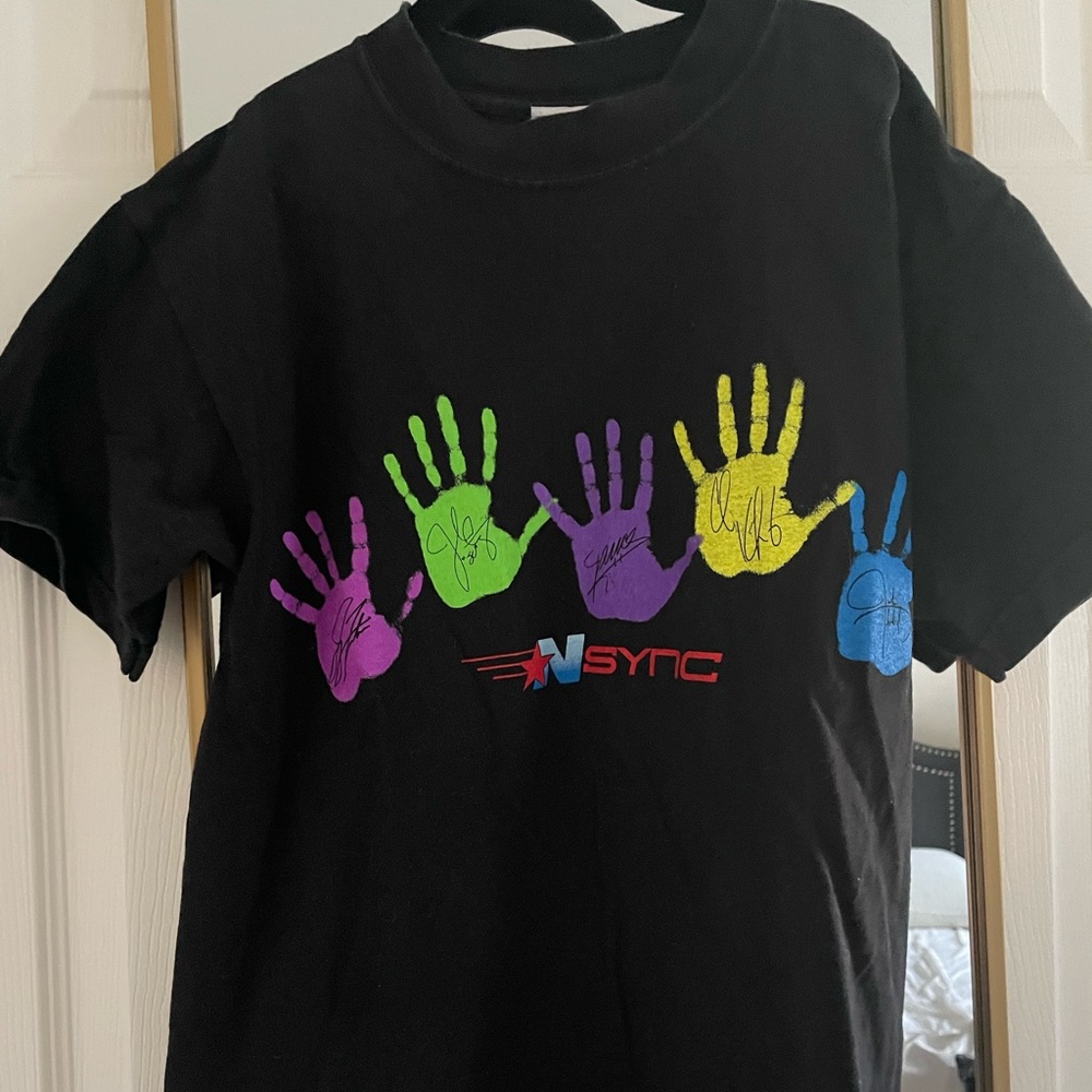 Vintage NSYNC Planet Hollywood t shirt size S
